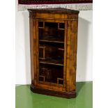 A corner cabinet in need of restoration