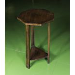 An oak Arts and Crafts side table