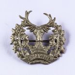The Gordon Highlanders, O/R's bonnet badge, wm.