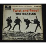 A first pressing of Beatles 'Twist and Shout' mono EP. GEP 3332