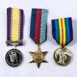 Three replica medals