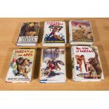 Six hardback books 'Tarzan' Edgar Rice Burroughs