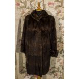 A lady's vintage fur coat