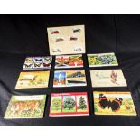 Eight Brooke Bond picture card albums and two cigarette card albums, all complete
