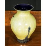 A Caithness Art Nouveau style vase
