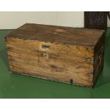 A Victorian camphor wood trunk.