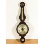 A Georgian mahogany barometer