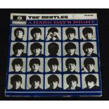 First pressing Beatles 'A Hard Day's Night' mono LP. PMC 1230