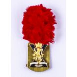 A Black Watch Royal Highland Regiment cap badge