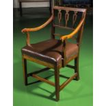 A Mahogany arm chair