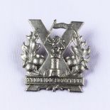 Tyneside Scottish 1915 cap badge. wm.