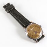 A gent's Cortebert Sport Antimagnetic wristwatch with leather strap