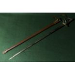 A Naval sword and scabbard