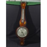 Georgian inlaid barometer