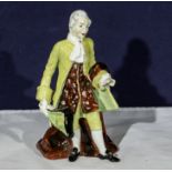 A Staffordshire figure 'Arthur Bowker'