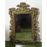 A large reproduction mirror.4 ft 6 inch by 3 ft 2 inch.