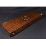 a Victorian mahogany gun case