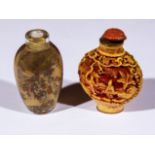 Two Chinese snuff bottles