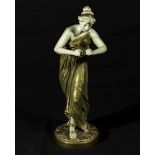 A Worcester figure of a classical figure of a lady, 31cm tall