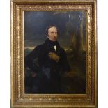 Portrait of gentleman ( J. Dunlop of Brockloch) by David Scott RSA.dated 1846.Provenance W.B/