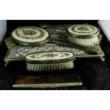 A 1950's dressing table set