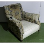 An Edwardian are chair.