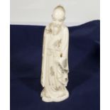 A carved ivory figure