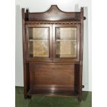 A Victorian wall cabinet.