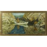 A framed Dorothea Sharp print 'Cornish Rock Pool'