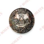 Scottish. 71st (Highland) (Light Infantry) Officer's silver plated closed-back coatee button.. A