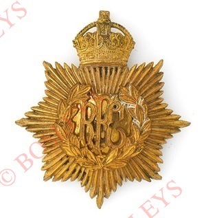 Royal Flying Corps badge believed to be a trial pattern for a proposed RFC full dress head-dress..