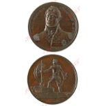 Lieutenant General Sir Thomas Picton and the Battle of Badajoz 1812, Bronze Medal.. This bronze