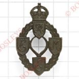 Royal Electrical & Mechanical Engineers WW2 REME OSD cap badgeDie-cast bronze