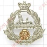 East Lancashire Regiment Victorian OR’s bi-metal cap badge circa 1896-1901A good die-stamped