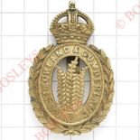 Westmoreland & Cumberland Yeomanry brass cap badge.Die-stamped.  (KK 1436)