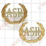 Army Scripture Readers pair of collar badges.Die-cast bi-metal. (as KK 2114) (2 items)