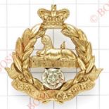 3rd (Militia) Bn. East Lancashire Regiment Victorian OR’s cap badge circa 1896-1901. Die-stamped