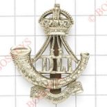 5th, 7th, 8th & 9th Bns. Durham Light Infantry cap badge.Die-stamped white metal with “South