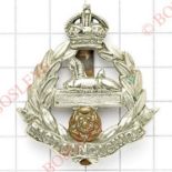 4th & 5th Bns. East Lancashire Regiment post 1908 OR’s bi-metal cap badge.Die-stamped as regulars