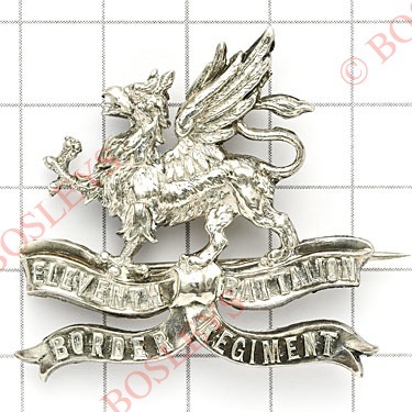 11th (Lonsdale) Battalion Border Regiment 1914 hallmarked silver cap badge.A fine rare die-stamped