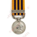 British South Africa Company Medal 7th Hussars. A good example awarded to “ 3161 LCE CORPL J.J.