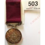 51st Foot (King’s Own LI) Victorian Army Long Service & Good Conduct Medal. Awarded to “1322 D