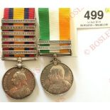 Boer War 2nd Bn Yorkshire Light Infantry Queen’s South Africa Pair of Medals. Awarded to “4697 PTE