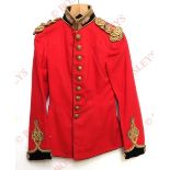 Royal Engineers Officer’s Full Dress Scarlet Tunic A good Edwardian example tailored by J