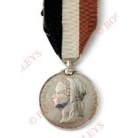 1st Type Central Africa campaign medal with Ring Suspenion. This is an unnamed silver example.