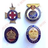 Selection of War Services Badges etc. Comprising: “Alexandra Park Hospital 1916-1919” medal. Reverse