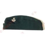 Durham Light Infantry Officer’s Field Service Side Cap. A post WW2 Cold War Period example, tailored