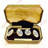 Special Air Service SAS Vintage Cuff Links Circa 1940’s / 1950’s. This pair of gold plated cuff