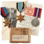 WW2 RAF 106 Squadron Bomber Command Pilot’s 1943 Casualty Group of Medals. This group was awarded