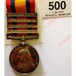 Boer War 2nd Bn Yorkshire Light Infantry POW Prisoner Queen’s South Africa Medal Awarded to “4826